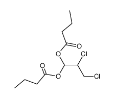 1,1-bis-butyryloxy-2,3-dichloro-propane结构式