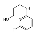 3-(6-Fluoro-pyridin-2-ylamino)-propan-1-ol Structure