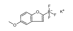 potassium 2-(5-methoxybenzofuranyl)trifluoroborate Structure