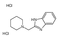 2-(piperidin-1-ylmethyl)-1H-benzimidazole,dihydrochloride Structure