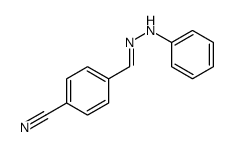 4-[(phenylhydrazinylidene)methyl]benzonitrile结构式