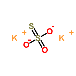 硫代硫酸钾结构式