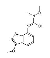 1-methoxy-3-(3-methoxy-1,2-benzothiazol-7-yl)-1-methylurea结构式