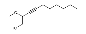 2-methoxy-3-decyn-1-ol结构式
