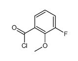3-Fluoro-2-methoxybenzoyl chloride Structure