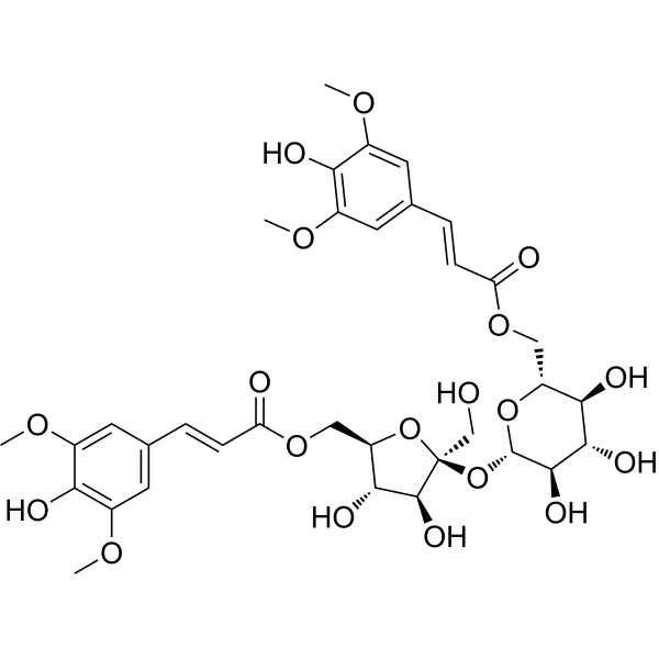 6,6'-Di-O-sinapoylsucrose Structure