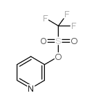 3-吡啶基三氟甲磺酸酯结构式