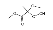methyl α-hydroperoxy-α-methoxypropionate Structure