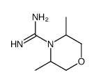 3,5-dimethylmorpholine-4-carboxamidine structure