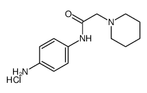 N-(4-aminophenyl)-2-piperidin-1-ylacetamide,hydrochloride Structure