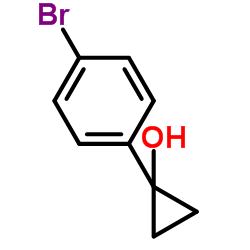 1-(4-Bromophenyl)cyclopropanol structure