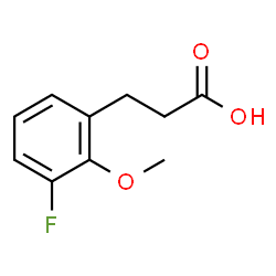 3-(3-氟-2-甲氧基苯基)丙酸结构式