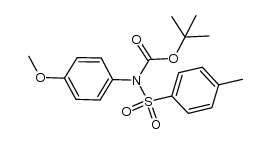 tert-butyl 4-methoxyphenyl(tosyl)carbamate结构式