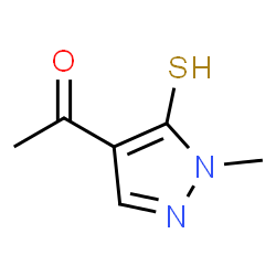 Ethanone, 1-(5-mercapto-1-methyl-1H-pyrazol-4-yl)- (9CI) Structure