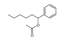 1-phenylhexyl acetate Structure