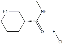 (R)-N-甲基哌啶-3-甲酰胺结构式