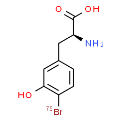 6-bromo-m-tyrosine Structure