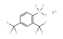 2,4-双(三氟甲基)苯基三氟硼酸钾结构式