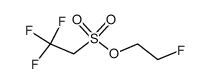 2-fluoroethyl 2,2,2-trifluoroethanesulfonate结构式