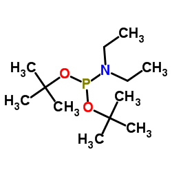 di-tert-butyl diethylphosphoramidite Structure