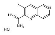 3-甲基-1,6-萘啶-2-羧酰胺盐酸盐结构式