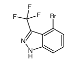 4-溴-3-(三氟甲基)-2H-吲唑结构式