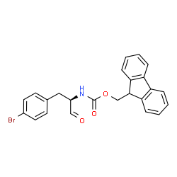 2(R)-FMOC-AMINO-3-(4-BROMOPHENYL)PROPIONALDEHYDE Structure