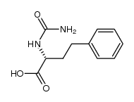 N-carbamyl (R)-2-amino-4-phenylbutyric acid Structure