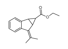 ethyl 1-isopropylideneindeno[2,3-b]cyclopropane-1-carboxylate结构式