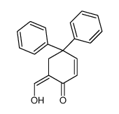 6-(hydroxymethylidene)-4,4-diphenylcyclohex-2-en-1-one Structure