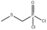 Phosphonic dichloride, [(methylthio)methyl]- (9CI) Structure