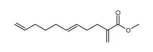 methyl 2-methylene-5,10-undecadienoate结构式