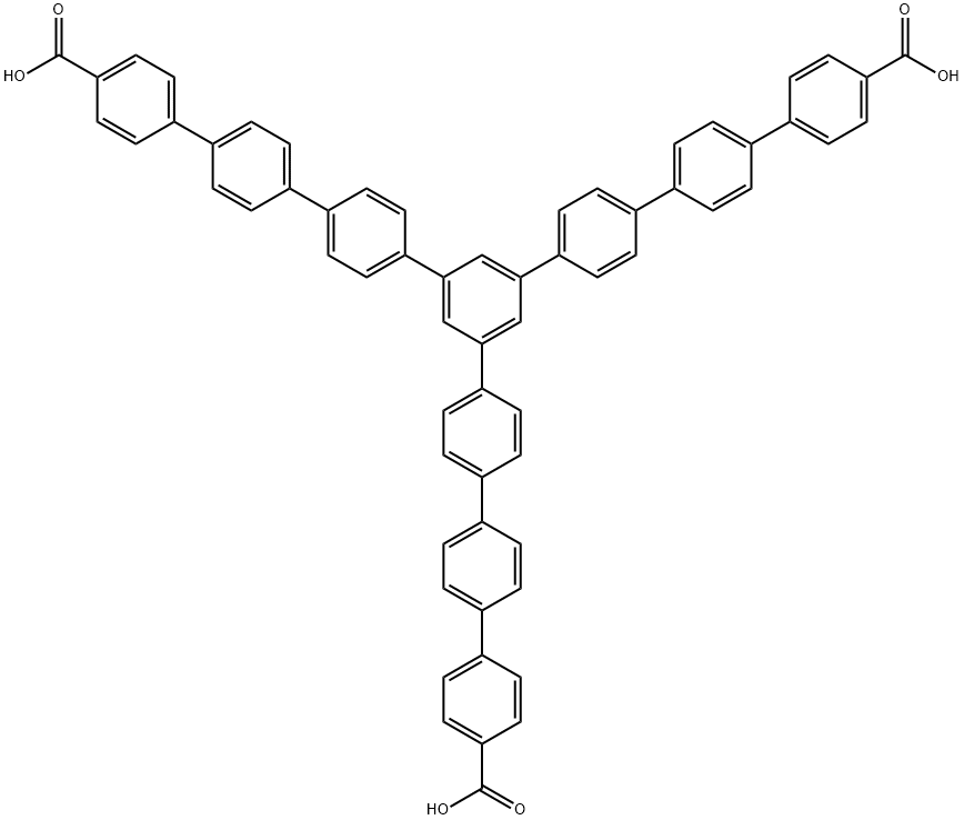 1,3,5-三(三联苯甲酸基)-苯结构式