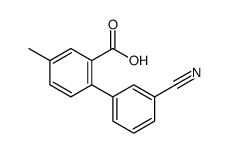 2-(3-cyanophenyl)-5-methylbenzoic acid结构式