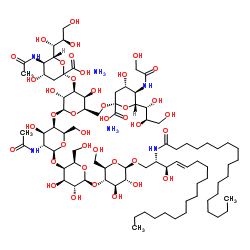 双唾液酸神经节苷酯GD1a结构式