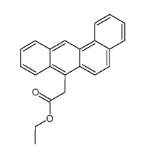 Ethyl (7-benz(a)anthracenyl) acetate结构式