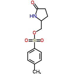 (R)-(5-氧代吡咯烷-2-基)4-甲基苯磺酸甲酯结构式