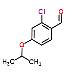 2-Chloro-4-isopropoxybenzaldehyde结构式