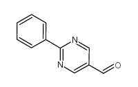 2-苯基嘧啶-5-甲醛结构式