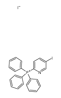 (5-iodo-2-pyridinyl)triphenylphosphonium iodide Structure