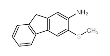 9H-fluoren-2-amine, 3-(methylthio)-结构式