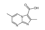 2,6-dimethylimidazo[1,2-a]pyrimidine-3-carboxylic acid结构式