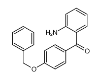 (2-aminophenyl)-(4-phenylmethoxyphenyl)methanone Structure