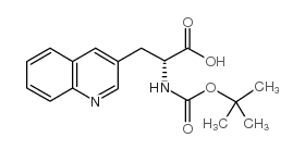 boc-3-(3'-quinolyl)-d-alanine结构式