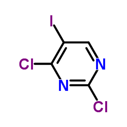 2,4-二氯-5-碘嘧啶结构式