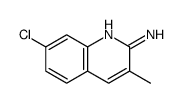 7-chloro-3-methylquinolin-2-amine Structure