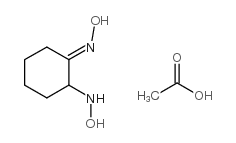 2-(羟基氨基)-1-环己酮肟乙酸酯结构式