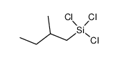 trichloro(2-methylbutyl)silane结构式