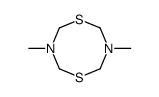 N,N'-dimethyl-1,5-dithia-3,7-diazacyclooctane Structure