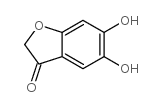 5,6-二羟基苯并呋喃-3-酮结构式